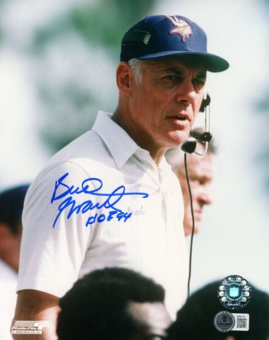 Bud Grant Autographed Minnesota Vikings 8x10 Photo HOF Beckett 45734