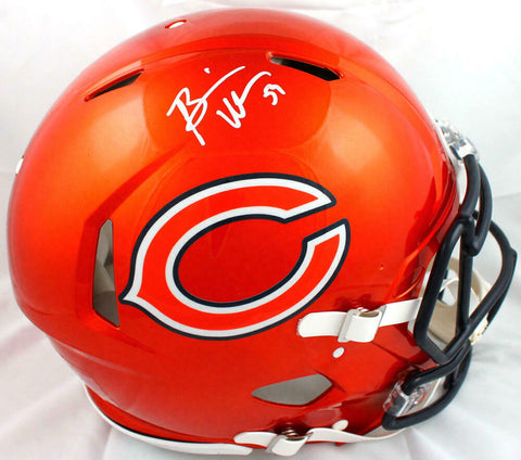 Brian Urlacher Signed Bears F/S Flash Speed Authentic Helmet-Beckett W Hologram