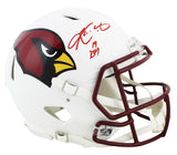 Cardinals Kyler Murray "ROY 19" Signed Flat White Proline F/S Speed Helmet BAS