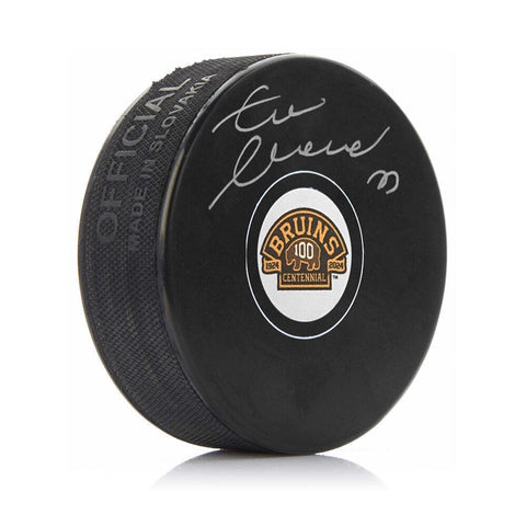 Zdeno Chara Boston Bruins Autographed 100th Anniversary Hockey Puck JSA PSA