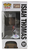 Pistons Isiah Thomas Authentic Signed HWC #101 Funko Pop Vinyl Figure PSA Itp