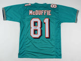 O. J. McDuffie Signed Miami Dolphins Jersey (JSA COA) WR (1993-2001) Penn State