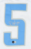 David Montgomery Signed Detroit Lions Jersey (Beckett QR Code) Iowa State RB