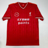 Autographed/Signed Kenny Dalglish Liverpool Red Crown Paints Jersey BAS COA