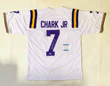 DJ CHARK SIGNED AUTOGRAPHED CUSTOM COLLEGE STYLE JERSEY BECKETT COA #V55471