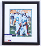 Dan Marino & Mark Clayton Signed Miami Dolphins Custom Framed Photo (PSA COA)