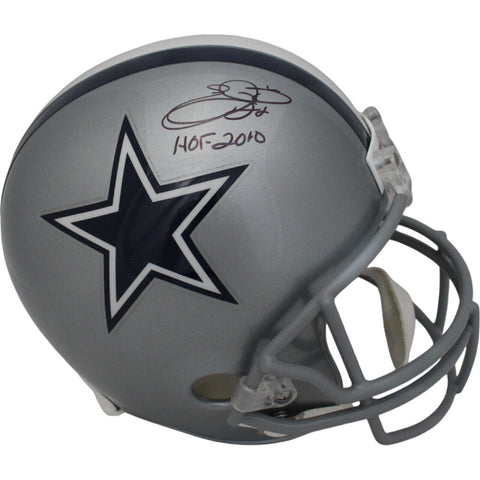 Emmitt Smith Autographed Dallas Cowboys F/S VSR4 Helmet HOF Beckett 46509