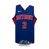 Cade Cunningham Autographed Detroit Blue Nike Swingman Jersey - Fanatics