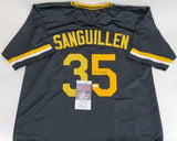 Manny Sanguillen Signed Pirates Jersey (JSA COA) 2xWorld Series Champ / Catcher