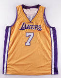 Lamar Odom Signed Lakers Jersey (JSA COA) Los Angeles #4 Overall Pick 1999 Draft