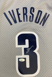 Allen Iverson Autographed Georgetown Hoyas Mitchell Ness Swingman Jersey JSA G