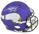 Vikings Adrian Peterson Signed Full Size Speed Proline Helmet BAS Witnessed