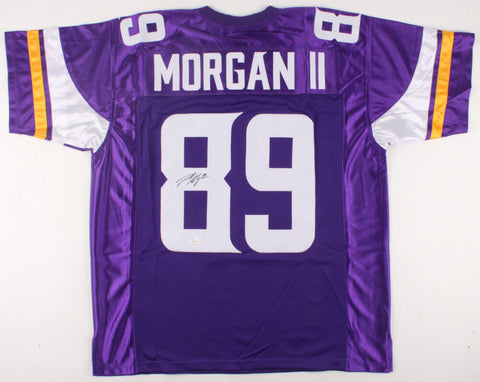 David Morgan II Signed Vikings Jersey (JSA COA) Minnesota Tight End /6th Rd Pick