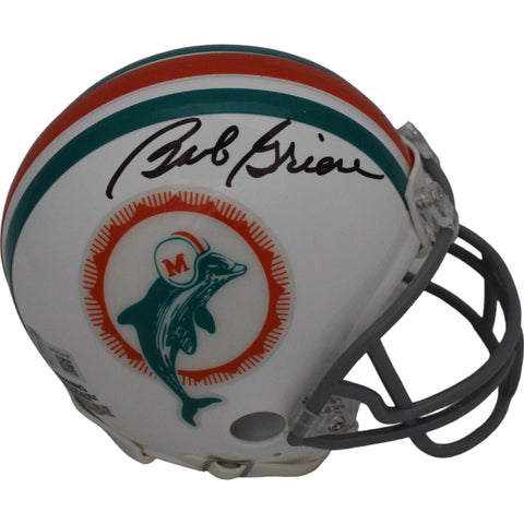 Bob Griese Signed Miami Dolphins TB 1972 Mini Helmet Beckett 46043