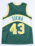 Jack Sikma Signed Seattle Supersonics Jersey (JSA COA) 7xNBA All Star Center