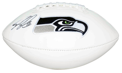 GREG OLSEN AUTOGRAPHED SIGNED SEATTLE SEAHAWKS WHITE LOGO FOOTBALL BECKETT