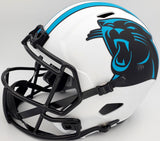 SAM DARNOLD AUTOGRAPHED PANTHERS LUNAR ECLIPSE FULL SIZE HELMET BECKETT 195172