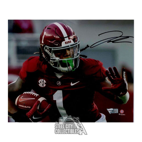 Jahmyr Gibbs Autographed Alabama 8x10 Football Photo - Fanatics