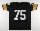 Mean Joe Greene Signed Pittsburgh Steelers Jersey Inscribed HOF 87 Beckett Holo