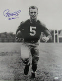 Paul Hornung Notre Dame Signed/Inscribed "56 Heisman" 16x20 B/W Photo JSA 158268