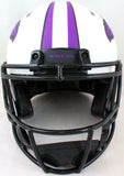 Ray Lewis Autographed Baltimore Ravens Authentic Lunar Helmet- Beckett W *Purple