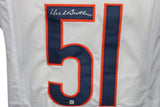 Dick Butkus Autographed/Signed Pro Style White XL Jersey Beckett 38419