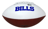 Jim Kelly Signed Buffalo Bills Logo Football BAS ITP