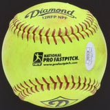 Cat Osterman Signed Softball Inscribed 2004 & 2008 Olympics (JSA COA) 3xMedalist