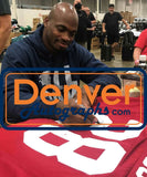 Adrian Peterson Autographed College Style Red XL Jersey Beckett BAS 33994