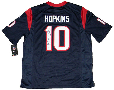 DEANDRE HOPKINS SIGNED AUTOGRAPHED HOUSTON TEXANS #10 NIKE LIMITED JERSEY JSA