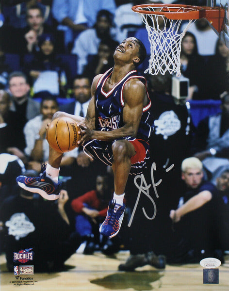 Steve Francis Autographed/Signed Houston Rockets 11x14 Photo JSA 33866