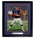 Phil Simms Signed/Autographed 16x20 Photo New York Giants Framed JSA 190552