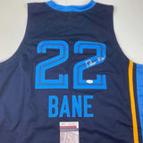 Autographed/Signed Desmond Bane Memphis Dark Blue Basketball Jersey JSA COA