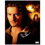 Orlando Bloom Autographed Pirates of the Caribbean 8x10 Portrait Photo