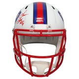 Andre Reed, Jim Kelly and Thurman Thomas Autographed Full Size Helmet Beckett