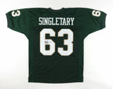 Mike Singletary Signed Baylor Bears Green Jersey Inscribed "HOF 95" (JSA COA)