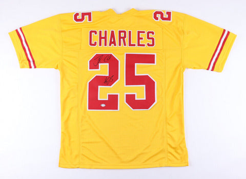 Jamaal Charles Signed Kansas City Chiefs Jersey (PSA QR Card) 4xPro Bowl R.B.