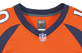 Broncos Bo Nix Authentic Signed Orange Nike Limited Jersey BAS Wit