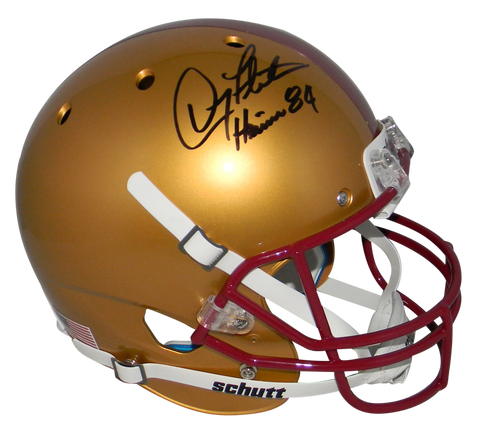 DOUG FLUTIE SIGNED BOSTON COLLEGE EAGLES FULL SIZE HELMET BECKETT W/ HEISMAN 84