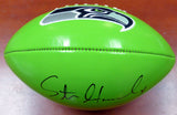 STEVEN HAUSCHKA AUTOGRAPHED SIGNED SEAHAWKS GREEN LOGO FOOTBALL MCS HOLO 112615