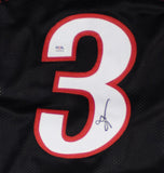 Allen Iverson Signed Philadelphia 76ers Jersey (PSA) #1 Overall Pick 1996 Draft