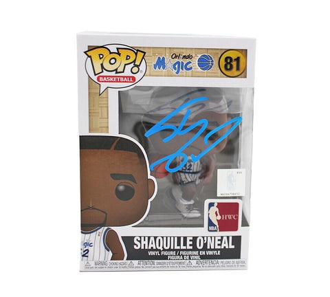 Shaquille O'Neal Signed Orlando Magic #81 Funko Pop! - Blue Ink