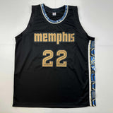 Autographed/Signed Desmond Bane Memphis Black Basketball Jersey JSA COA