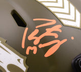 Peyton Manning Autographed Broncos Salute to Service Speed Mini Helmet-Fanatics