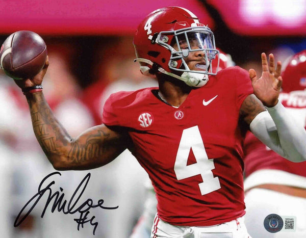 JALEN MILROE SIGNED AUTOGRAPHED ALABAMA CRIMSON TIDE 8X10 PHOTO BECKETT