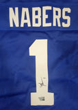 MALIK NABERS SIGNED NEW YORK GIANTS NIKE SCREENPRINT AUTHENTIC XL JERSEY FANATIC