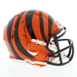 JaMarr Chase Signed Cincinnati Bengals Mini Helmet (Beckett) 2021 1st Rnd Pk LSU