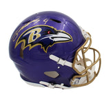 Zay Flowers Signed Baltimore Ravens Speed Authentic Flash NFL Helmet