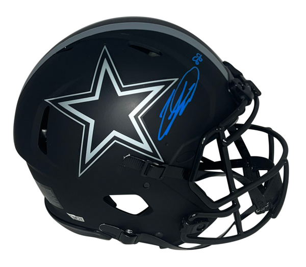 CEEDEE LAMB SIGNED DALLAS COWBOYS ECLIPSE AUTHENTIC SPEED HELMET FANATICS