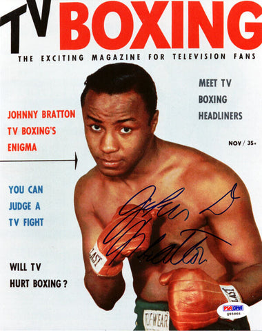 Johnny Bratton Autographed Signed 8x10 Photo PSA/DNA #Q95966